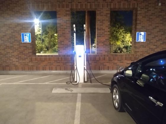 EV charger at Redlands Downtown Public Garage (1)