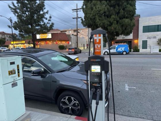 EV charger at Yum Yum