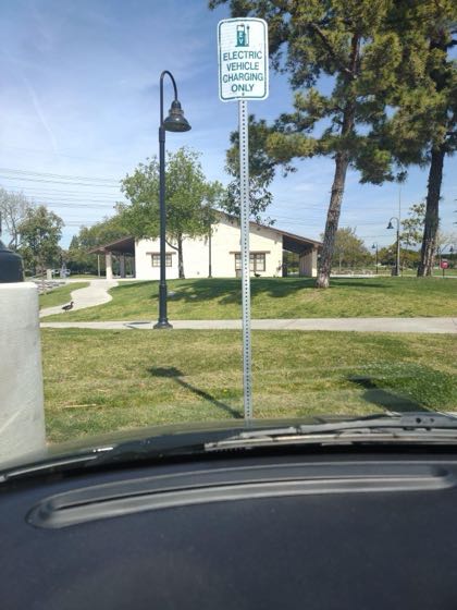 EV charger at Wilderness Park