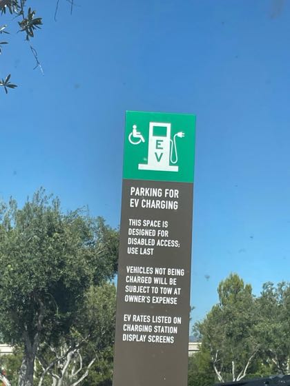 EV charger at Innovation Office Park 100