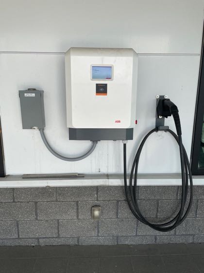 EV charger at Orr Kia of Bossier