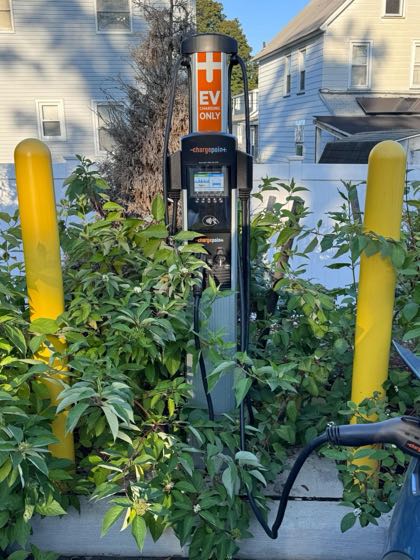 EV charger at The AXIS at South Amboy