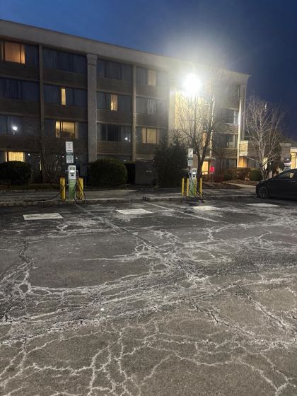 EV charger at Holiday Inn & Suites Parsippany Fairfield