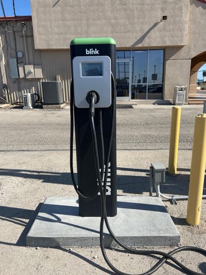 EV charger at Cecil Atkission Ford