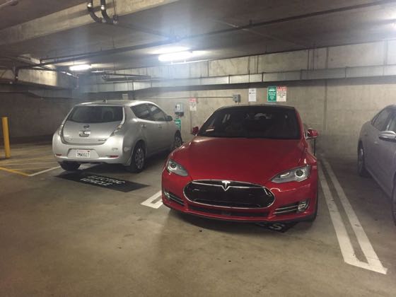 EV charger at Brea Civic Center
