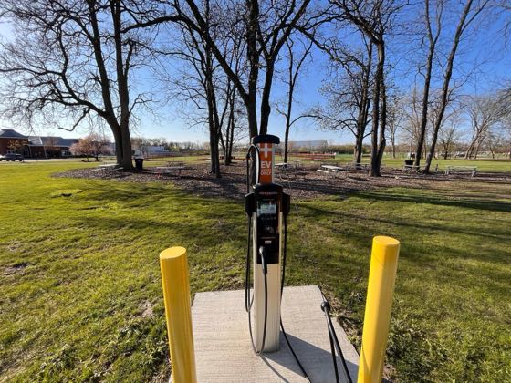 EV charger at Glore Gym and Pool
