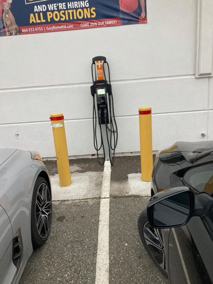 EV charger at Gary Rome Kia