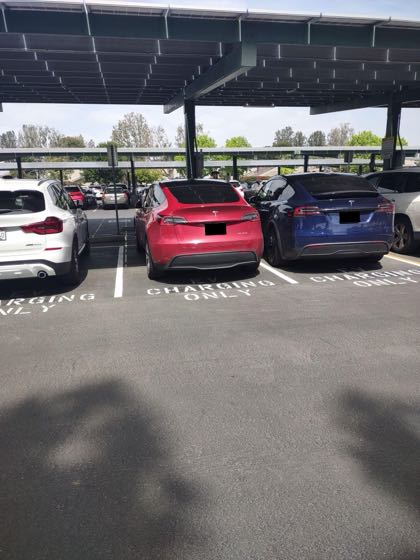 EV charger at Irvine High School