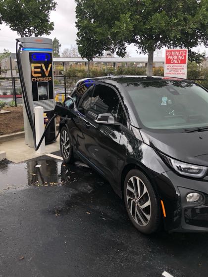 EV charger at Chevron