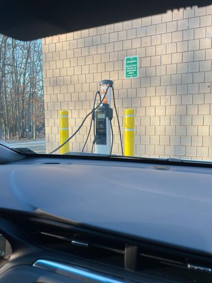 EV charger at Old Bridge Township, Department of Public Works