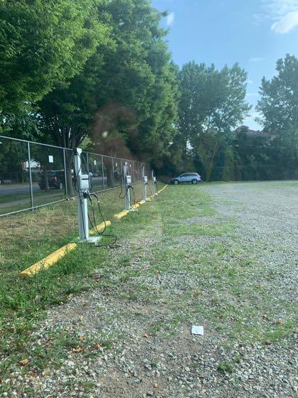EV charger at Moldova YMCA