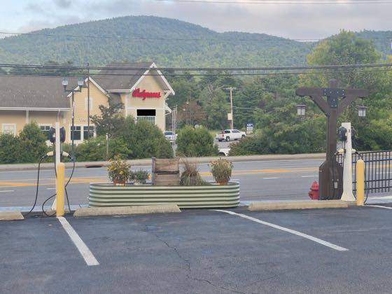 EV charger at Super 8 by Wyndham Lake George