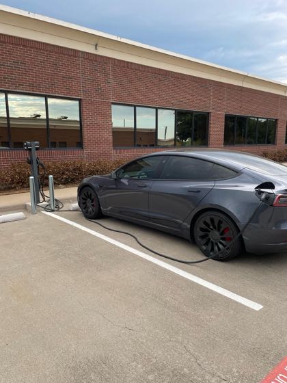 EV charger at SEVA Med Care