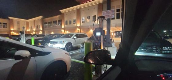 EV charger at Levis Commons