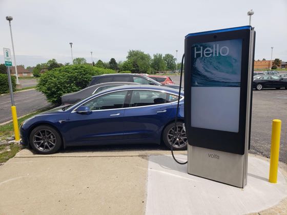 EV charger at AMC Schererville 16