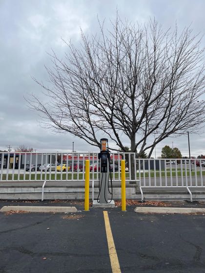 EV charger at Heartland Bank
