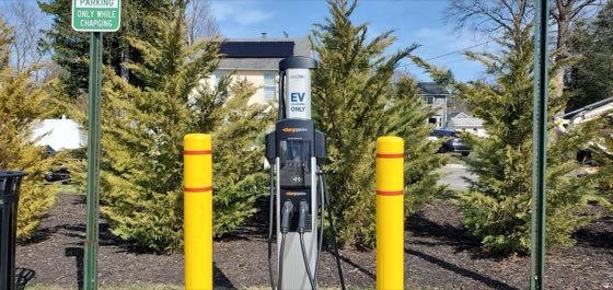 EV charger at Celebrate Park