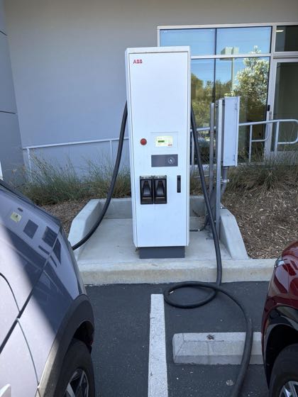 EV charger at Calabasas Cadillac