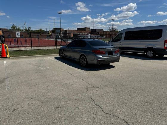 EV charger at Riverside-Brookfield High School