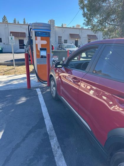 EV charger at The Village Shops and Courtyard