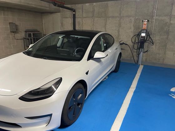 EV charger at 200 Connecticut Ave - Visitor Parking