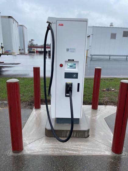 EV charger at Edwards Automotive Inc.