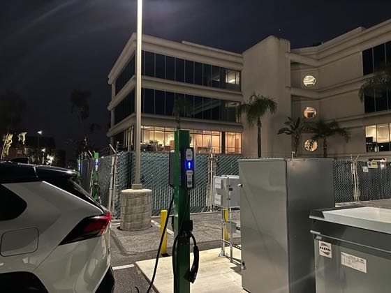 EV charger at Los Angeles County Assessors Office