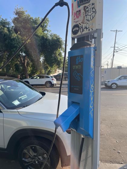 EV charger at 118 S Ave 59