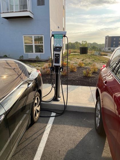 EV charger at The Nest by Star Abode