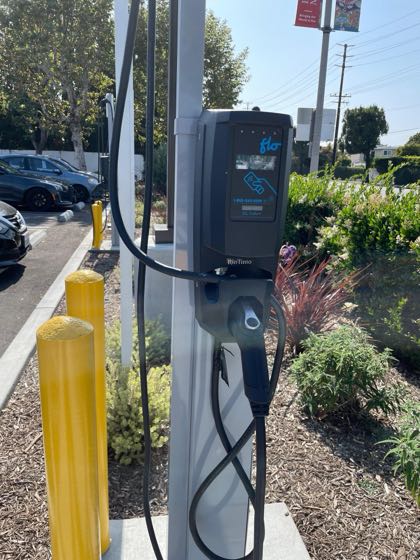EV charger at MacArthur Main Plaza