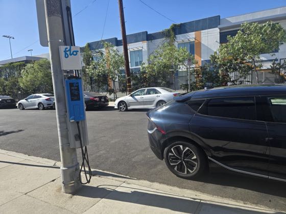 EV charger at Cosmopolitan St & N Westmoreland Ave Parking
