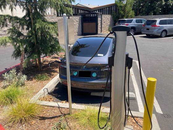 EV charger at Campsite Brewing Company