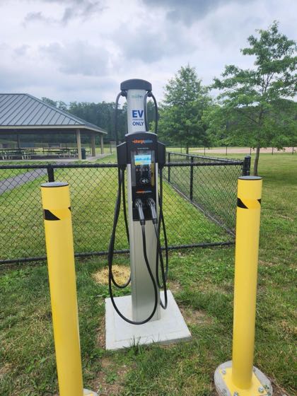 EV charger at Camarda Park