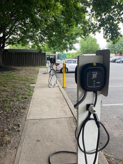 EV charger at Doubletree by Hilton