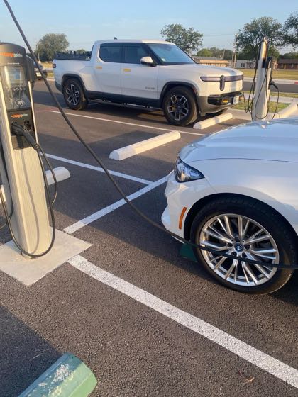 EV charger at Uvalde Memorial Hospital