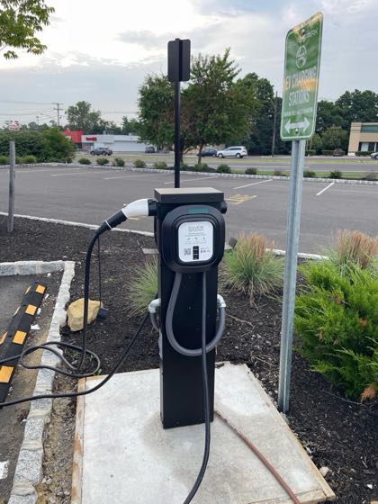 EV charger at CFA NJ Eatontown