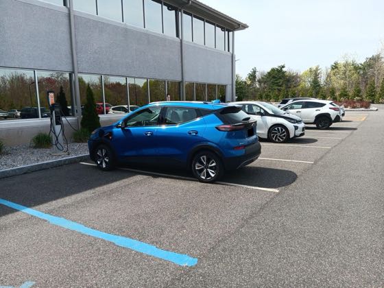 EV charger at Middlesex Orthopedic & Spine Associates - Middletown
