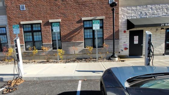 EV charger at The Arlington of Poughkeepsie
