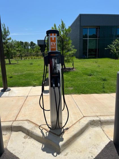 EV charger at Sevier Medical Center - Front
