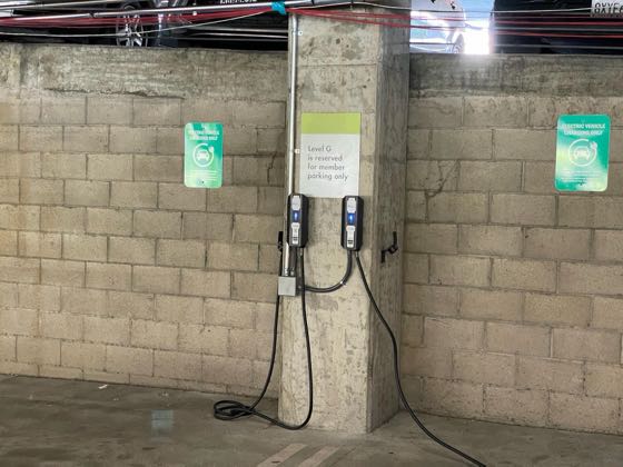 EV charger at Kaiser Permanente - Parking Garage