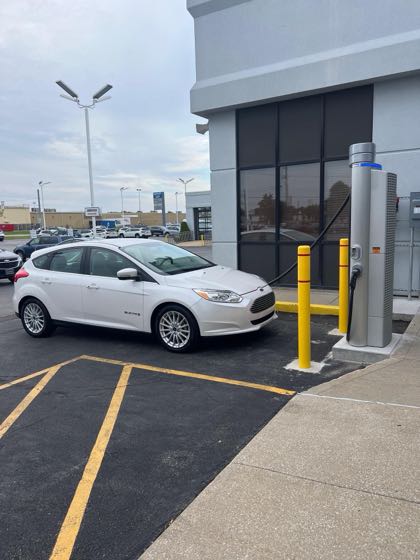 EV charger at Gurley Leep Hyundai