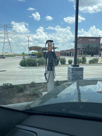 EV charger at The Grand at Harvest Green