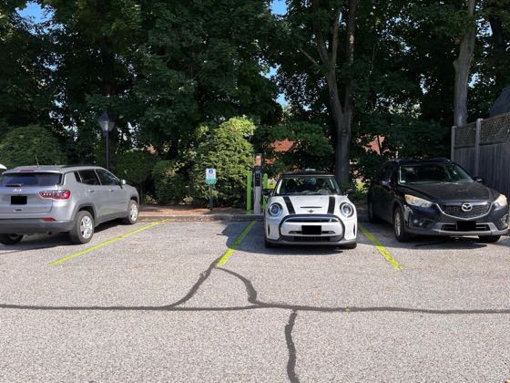 EV charger at 57 Danbury Rd Building