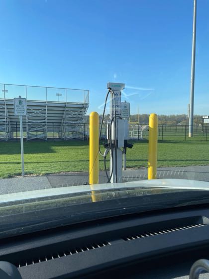 EV charger at Manheim Township Athletic Complex