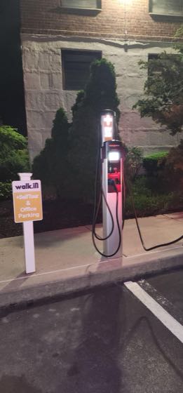 EV charger at Harbor House
