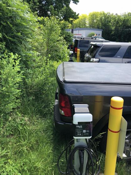 EV charger at Gil's Garage - Burnt Hills