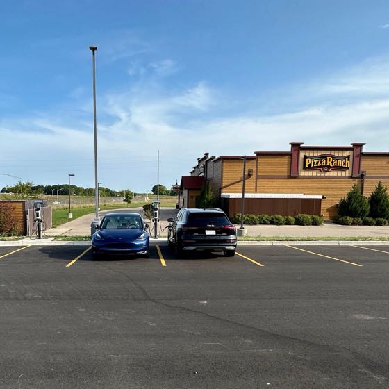 EV charger at Fairfield Inn & Suites by Marriott Baraboo