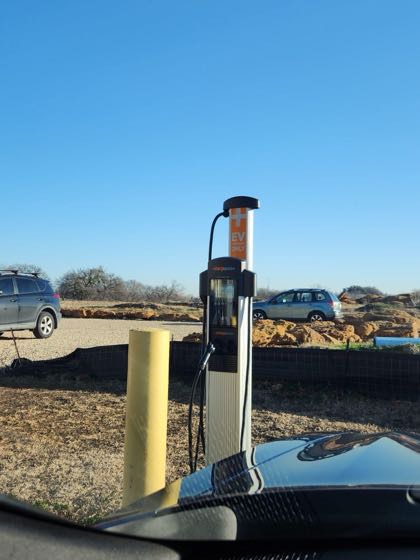 EV charger at Nehemiah Coffee Co