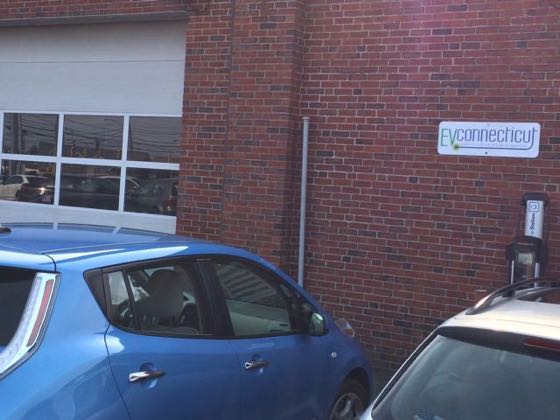 EV charger at Curran Volkswagen