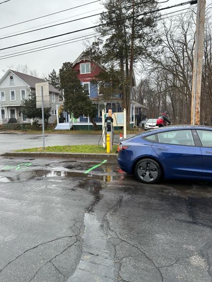 EV charger at Parking for 56 cars